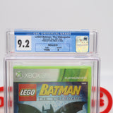 LEGO BATMAN: THE VIDEOGAME - CGC GRADED 9.2 A! NEW & Factory Sealed! (XBox 360)