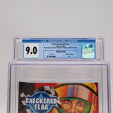 CHECKERED FLAG - CGC GRADED 9.0 A! NEW & Factory Sealed with Authentic V-Overlap Seam! (Jaguar)