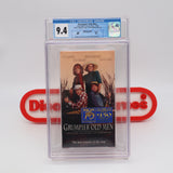 GRUMPIER OLD MEN - CGC GRADED 9.4 A+! NEW & Factory Sealed with Authentic 3-Sided Seam! (VHS)