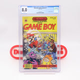 NINTENDO COMICS SYSTEM: GAME BOY #1 - VALIANT 1990 - CGC GRADED 8.0