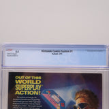 NINTENDO COMICS SYSTEM: GAME BOY #1 - VALIANT 1990 - CGC GRADED 8.0