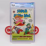 NINTENDO COMICS SYSTEM: SUPER MARIO BROS. #2 COMIC BOOK - VALIANT 1990 - CGC GRADED 9.0
