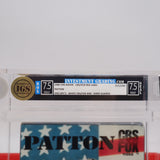 PATTON (DOUBLE VHS!) IGS GRADED 7.5 BOX & 7.5 SEAL! NEW & Factory Sealed with Authentic H-Overlap Seam! (VHS)