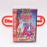 SEGA CLUB: CRYSTAL'S PONY TALE - NEW & Factory Sealed with Authentic V-Overlap Seam! (Sega Genesis)