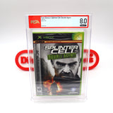 SPLINTER CELL: DOUBLE AGENT - PSA/WATA GRADED 8.0 A++! NEW & Factory Sealed! (XBox)