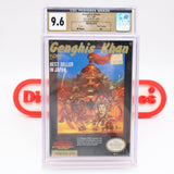 GENGHIS KHAN - CGC PEDIGREE GRADED 9.6 A+! NEW & Factory Sealed with Authentic H-Seam! (NES Nintendo)