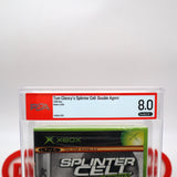 SPLINTER CELL: DOUBLE AGENT - PSA/WATA GRADED 8.0 A++! NEW & Factory Sealed! (XBox)