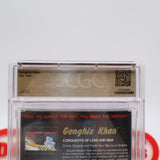 GENGHIS KHAN - CGC PEDIGREE GRADED 9.6 A+! NEW & Factory Sealed with Authentic H-Seam! (NES Nintendo)