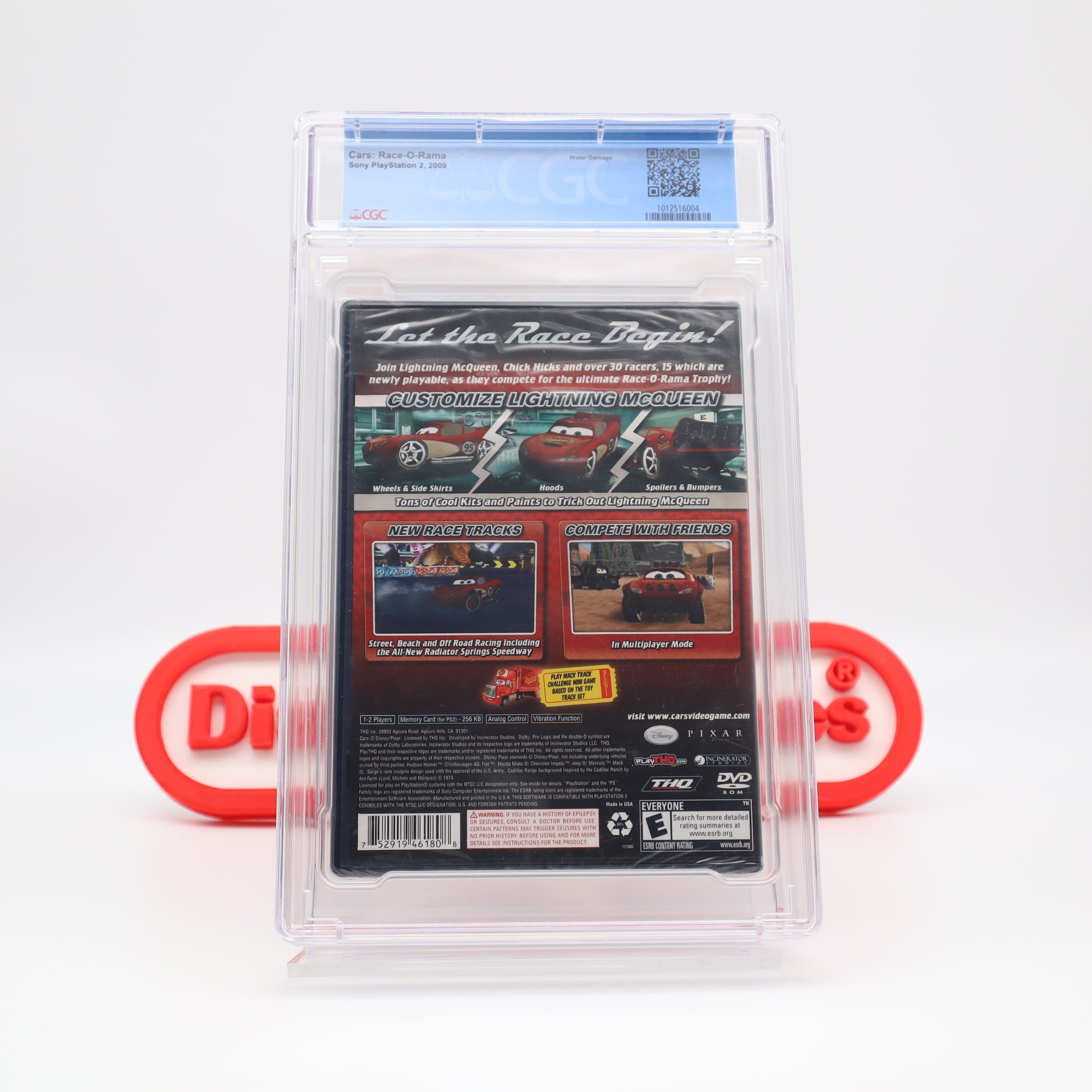 Cars : Quatre Roues Sur PS2 – Complet (Boîte, Livret, Disque) – Bon État