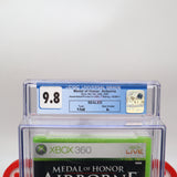 MEDAL OF HONOR: AIRBORNE - CGC GRADED 9.8 A+! NEW & Factory Sealed! (XBox 360)