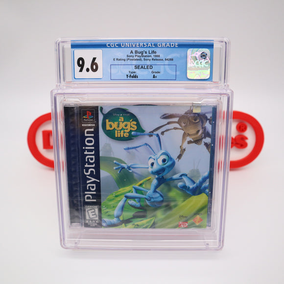 A BUG'S LIFE - CGC GRADED 9.6 A+! NEW & Factory Sealed! (PS1 PlayStation 1)