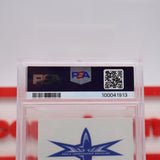 AUTOGRAPHED BRET "Hit Man" HART 1999 C/P WCW MEGASTICKERS  - GRADED TRADING CARD PSA GEM MINT 10