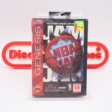 NBA JAM (The Original) - NEW & Factory Sealed with Authentic V-Overlap Seam! (Sega Genesis)