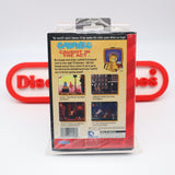 GARFIELD: CAUGHT IN THE ACT - NEW & Factory Sealed with Authentic V-Overlap Seal! (Sega Genesis)