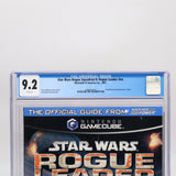 NINTENDO POWER OFFICIAL STRATEGY GUIDE - STAR WARS ROGUE LEADER: ROGUE SQUADRON II 2 - CGC GRADED 9.2