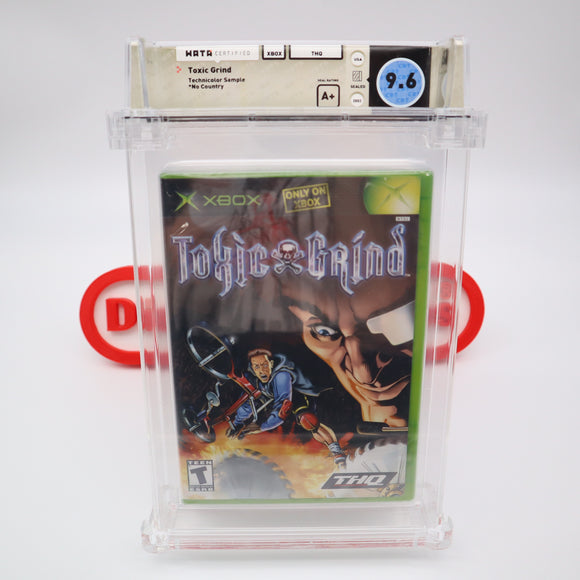 TOXIC GRIND - WATA GRADED 9.6 A+! NEW & Factory Sealed! (XBOX) TECHNICOLOR SAMPLE!
