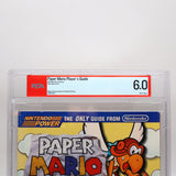 NINTENDO POWER OFFICAL PLAYER'S GUIDE - PAPER MARIO STRATEGY GUIDE - PSA GRADED 6.0
