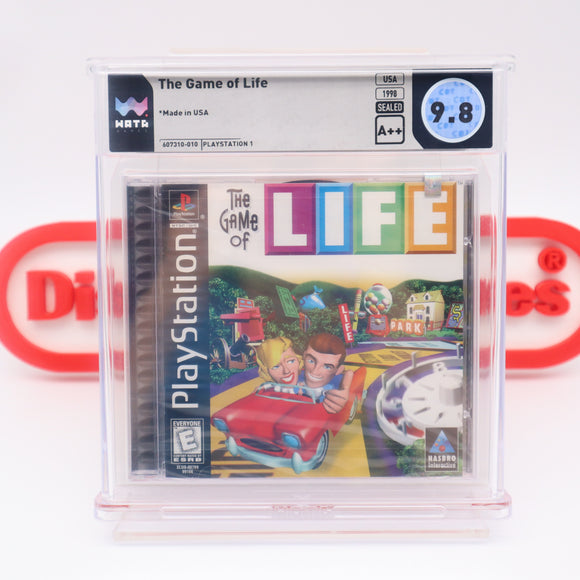 THE GAME OF LIFE (POP 0!) - WATA GRADED 9.8 A++! NEW & Factory Sealed! (PS1 PlayStation 1)