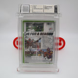 MADDEN NFL 2002 FOOTBALL - WATA GRADED 9.6 A+! NEW & Factory Sealed! (XBOX) TECHNICOLOR SAMPLE!