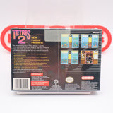 TETRIS 2 II - NEW & Factory Sealed with H-Seam! CASE FRESH! (SNES Super Nintendo)