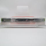 MADDEN NFL 2002 FOOTBALL - WATA GRADED 9.6 A+! NEW & Factory Sealed! (XBOX) TECHNICOLOR SAMPLE!