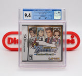 PHOENIX WRIGHT ACE ATTORNEY: JUSTICE FOR ALL - CGC GRADED 9.4 B+! NEW & Factory Sealed! (Nintendo DS)