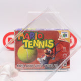 MARIO TENNIS - NEW & Factory Sealed with Authentic V-Overlap Seam! (N64 Nintendo 64)