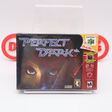 PERFECT DARK - NEW & Factory Sealed with Authentic V-Overlap Seam! (N64 Nintendo 64)