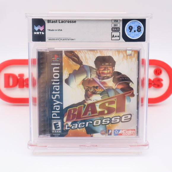BLAST LACROSSE (TOP OF POP!) - WATA GRADED 9.8 A++! NEW & Factory Sealed! (PS1 PlayStation 1)