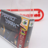 PERFECT DARK - NEW & Factory Sealed with Authentic V-Overlap Seam! (N64 Nintendo 64)