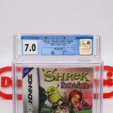SHREK: HASSLE AT THE CASTLE - CGC GRADED 7.0 A! NEW & Factory Sealed! (Game Boy Advance GBA)