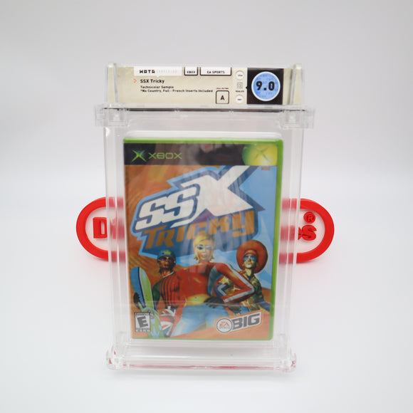 SSX TRICKY SNOWBOARDING - WATA GRADED 9.0 A! NEW & Factory Sealed! (XBOX) TECHNICOLOR SAMPLE!