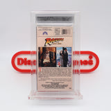 INDIANA JONES: RAIDERS OF THE LOST ARK - BECKETT GRADED 8.5 A+! NEW & Factory Sealed with Authentic V-Overlap Seam! (VHS)