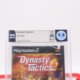 DYNASTY TACTICS 2 II - WATA GRADED 9.8 A++! NEW & Factory Sealed! (PS2 PlayStation 2)