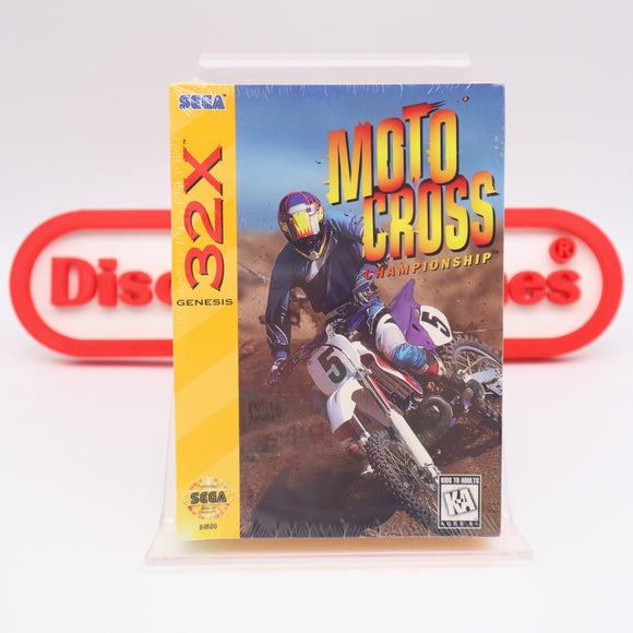 MOTO CROSS CHAMPIONSHIP / MOTOCROSS - NEW & Factory Sealed! (Sega Genesis 32X)