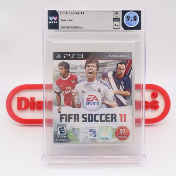 FIFA SOCCER 11 2011 - WATA GRADED 9.8 A+! NEW & Factory Sealed! (PS3 PlayStation 3)