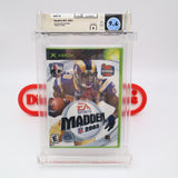 MADDEN NFL 2003 FOOTBALL - WATA GRADED 9.6 A! NEW & Factory Sealed! (XBOX) TECHNICOLOR SAMPLE!