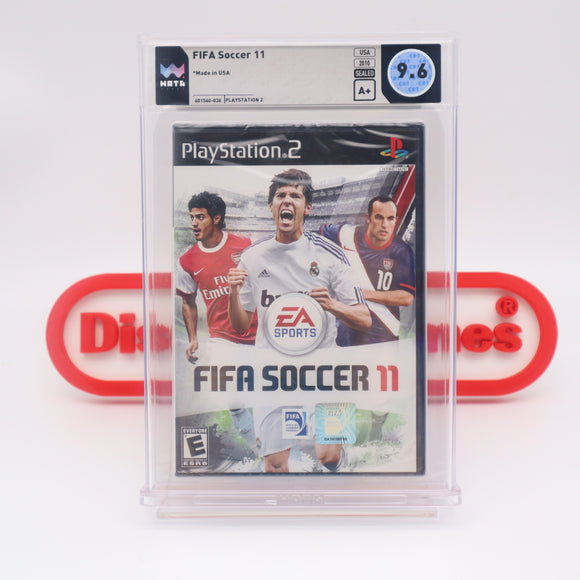 FIFA SOCCER 11 2011 - WATA GRADED 9.6 A+! NEW & Factory Sealed! (PS2 PlayStation 2)