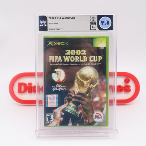 2002 FIFA WORLD CUP SOCCER - WATA GRADED 9.8 A+! NEW & Factory Sealed! (XBOX)