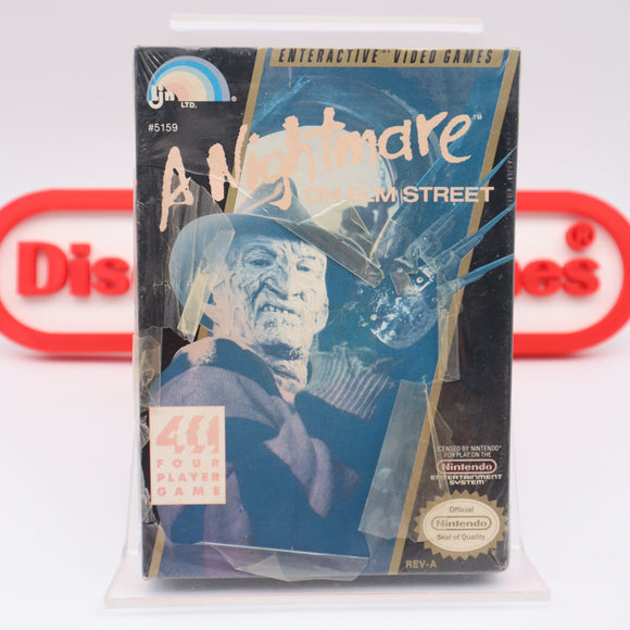 A NIGHTMARE ON ELM STREET- NEW & Factory Sealed with Authentic H-Seam! (NES Nintendo)