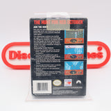 THE HUNT FOR RED OCTOBER - NEW & Factory Sealed with Authentic H-Seam! (NES Nintendo)