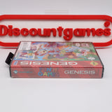 FUN 'N' GAMES - NEW & Factory Sealed with Authentic Tube Seam! (Sega Genesis)
