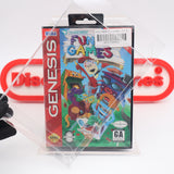 FUN 'N' GAMES - NEW & Factory Sealed with Authentic Tube Seam! (Sega Genesis)