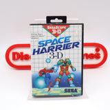 SPACE HARRIER 3-D 3D - NEW & Factory Sealed with Authentic Tube Seam! (Sega Master System / SMS)