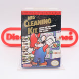 NES CLEANING KIT - MARIO COVER - NEW & Factory Sealed with Authentic LRB-Seam! (NES Nintendo)