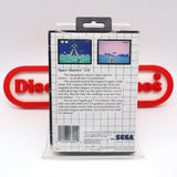 SPACE HARRIER 3-D 3D - NEW & Factory Sealed with Authentic Tube Seam! (Sega Master System / SMS)