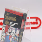 NES CLEANING KIT - MARIO COVER - NEW & Factory Sealed with Authentic LRB-Seam! (NES Nintendo)