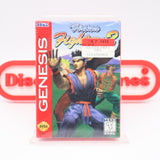 VIRTUA FIGHTER 2 II - NEW & Factory Sealed with Authentic V-Overlap Seam! (Sega Genesis)