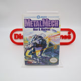 METAL MECH: MAN & MACHINE - NEW & Factory Sealed with Authentic H-Seam! (NES Nintendo)