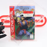 VIRTUA FIGHTER 2 II - NEW & Factory Sealed with Authentic V-Overlap Seam! (Sega Genesis)